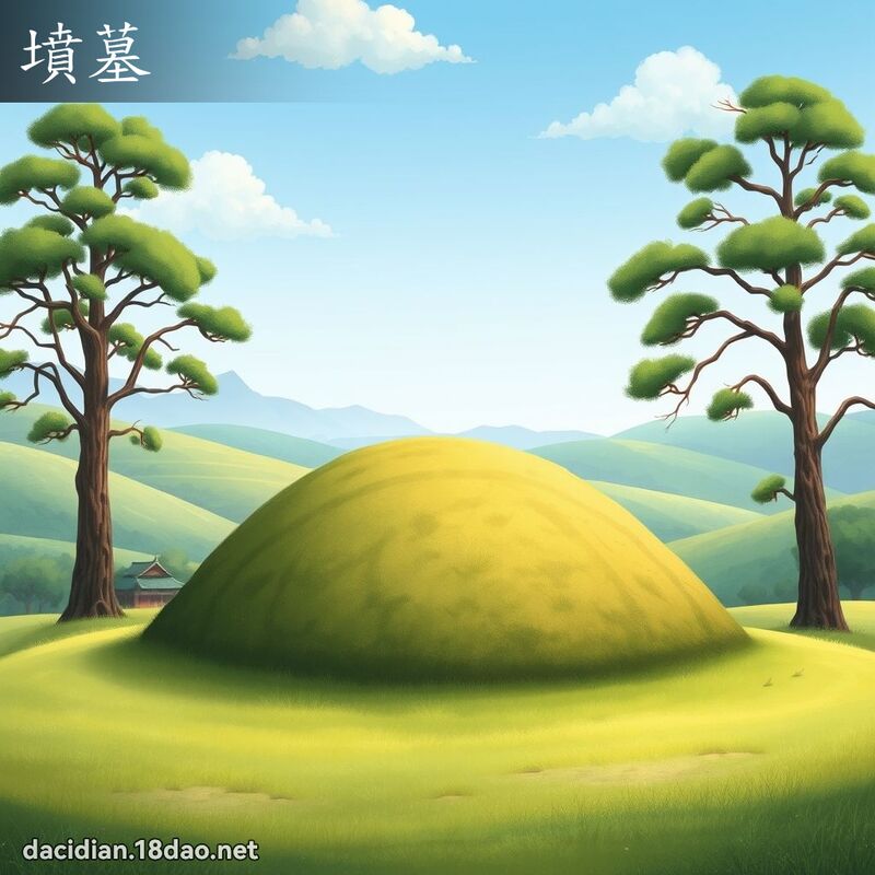 坟墓 - 国语大辞典配图