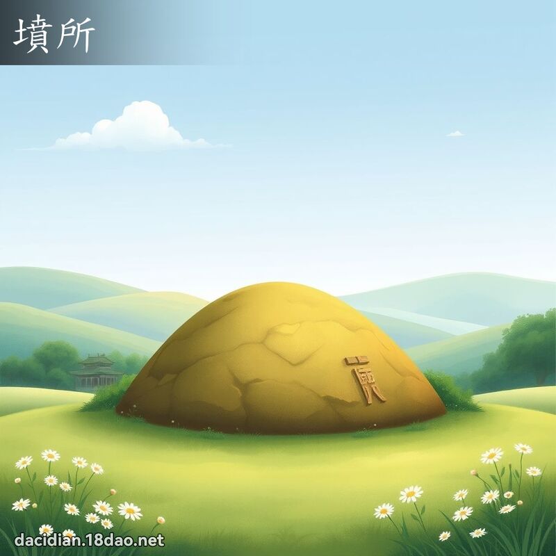 墳所 - 國語大辭典配圖