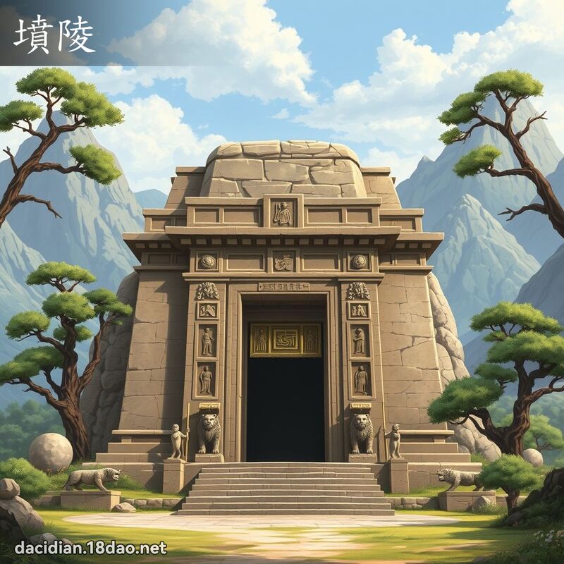 坟陵 - 国语大辞典配图