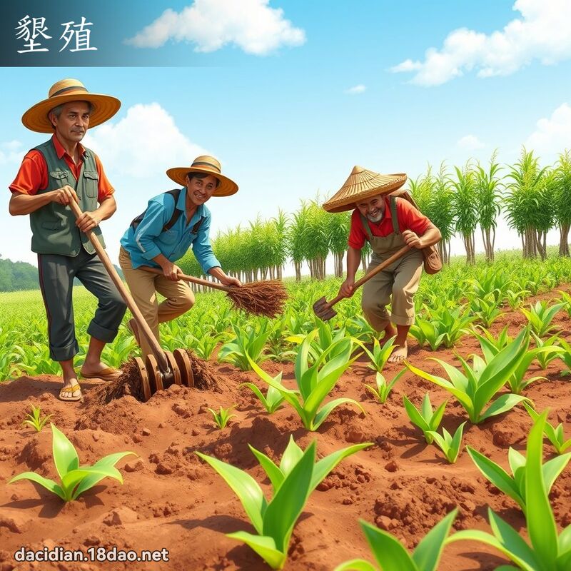 垦殖 - 国语大辞典配图