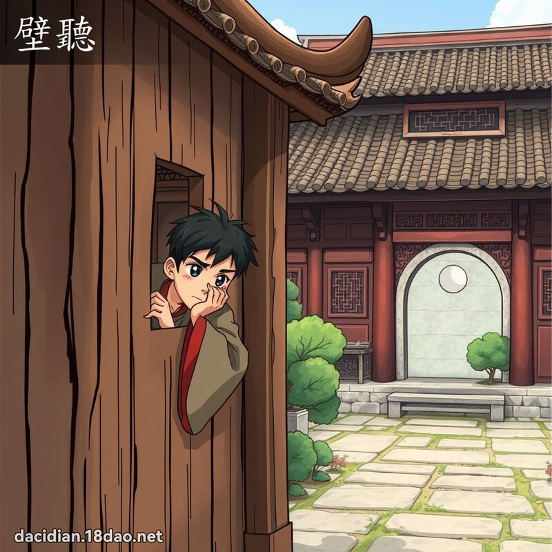 壁聽 - 國語大辭典配圖