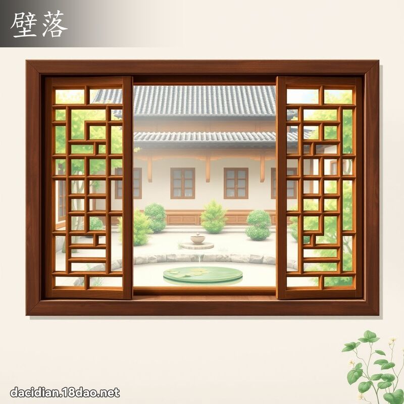 壁落 - 國語大辭典配圖