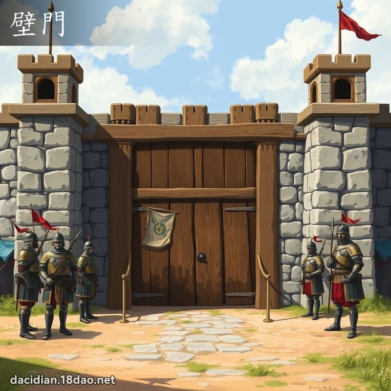 壁門 - 國語大辭典配圖