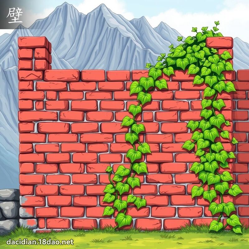 壁 - 國語大辭典配圖