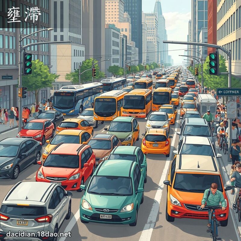 壅滯 - 国语大辞典配图