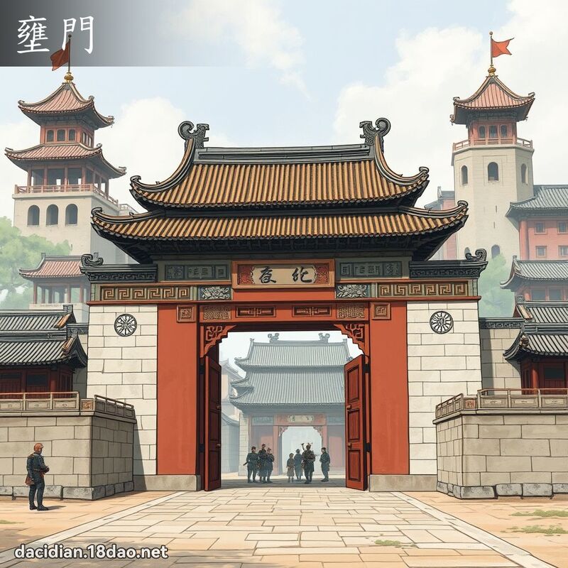壅门 - 国语大辞典配图