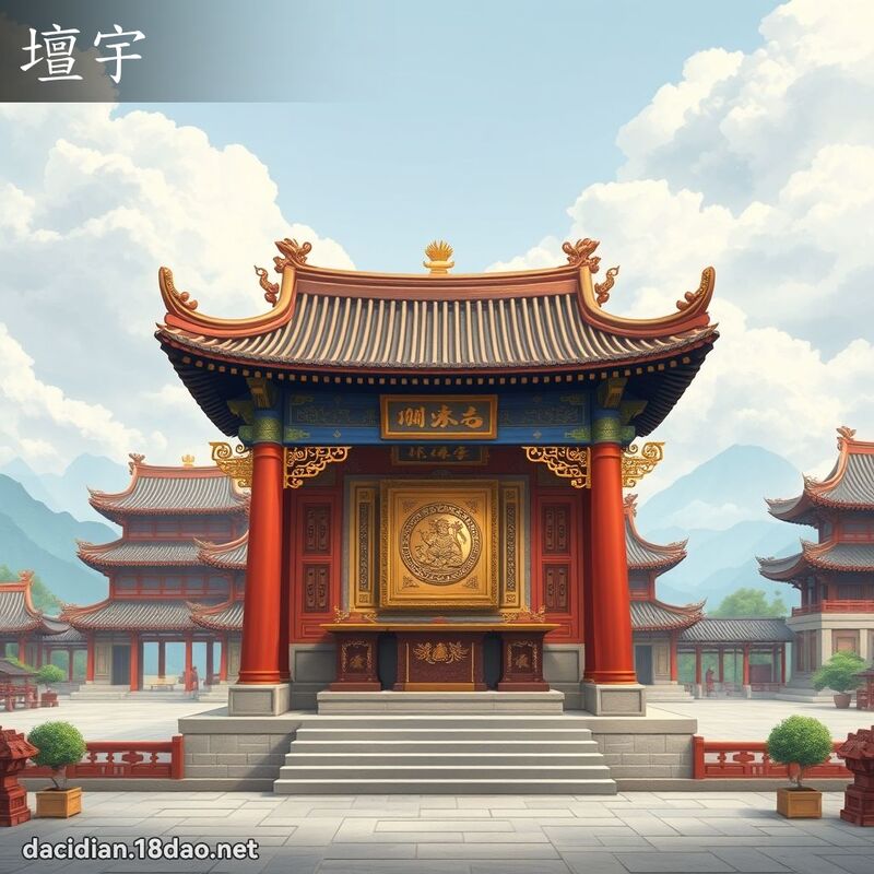 坛宇 - 国语大辞典配图