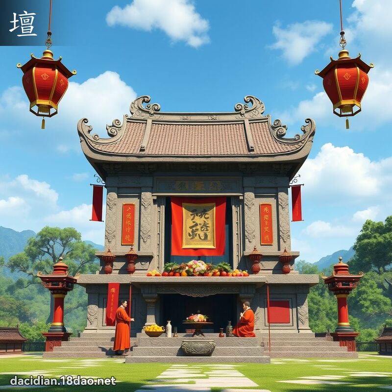 壇 - 國語大辭典配圖