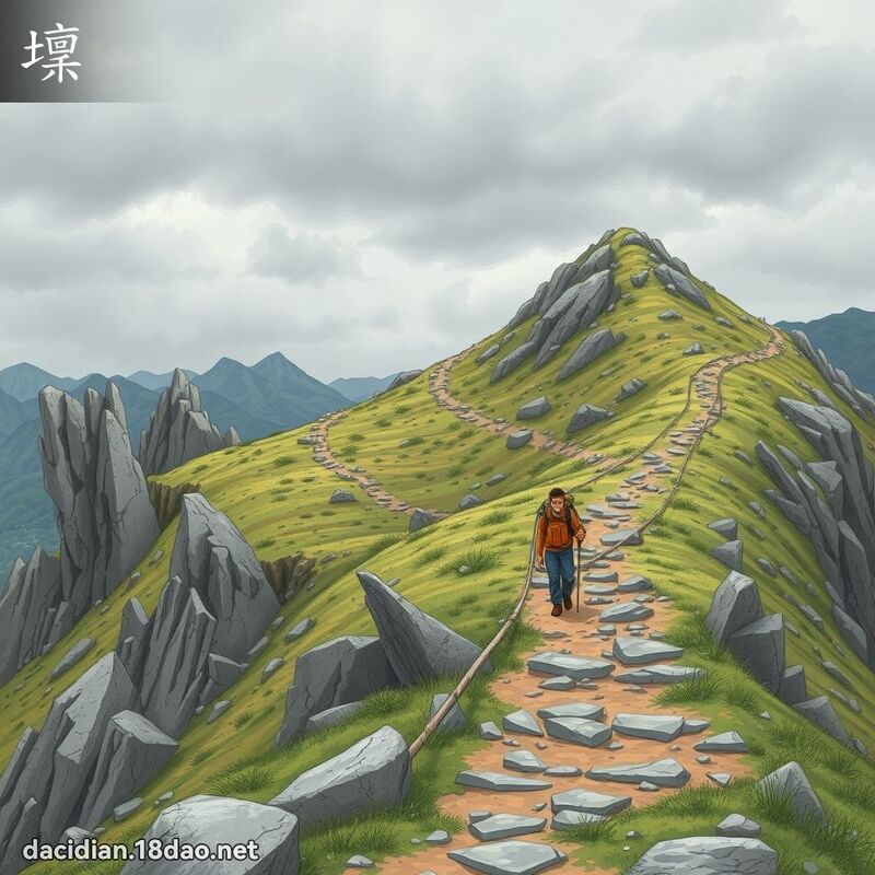 壈 - 国语大辞典配图