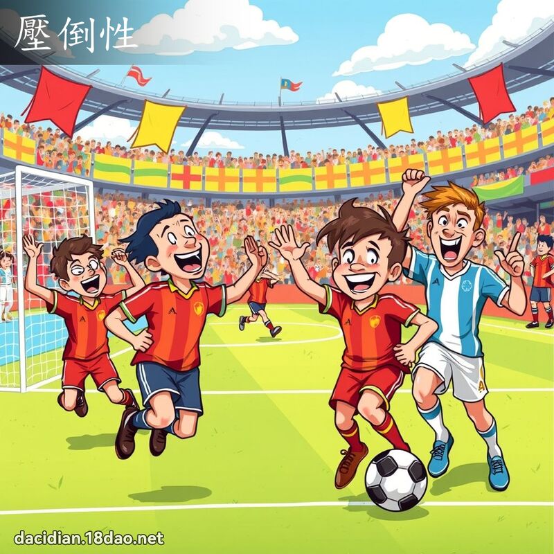 壓倒性 - 國語大辭典配圖