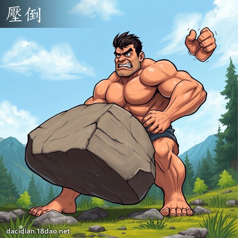 压倒 - 国语大辞典配图