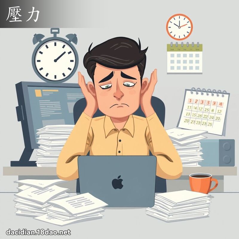 壓力 - 國語大辭典配圖