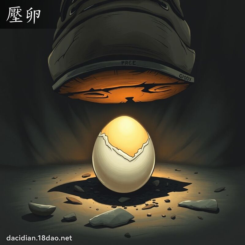 壓卵 - 國語大辭典配圖