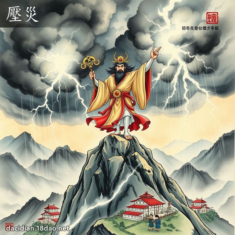 壓災 - 國語大辭典配圖