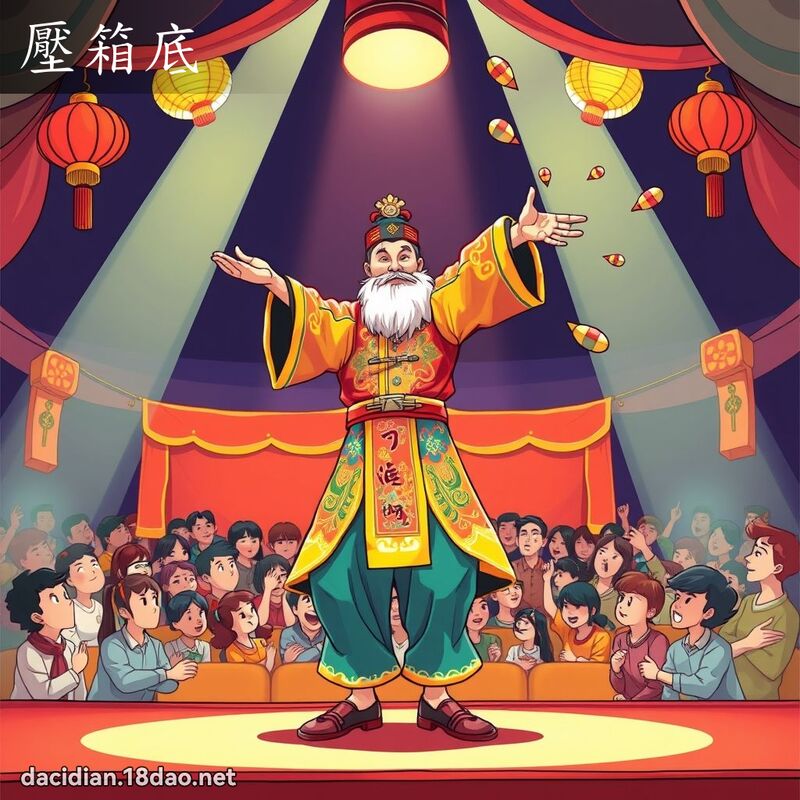 壓箱底 - 國語大辭典配圖
