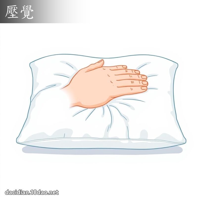 壓覺 - 國語大辭典配圖