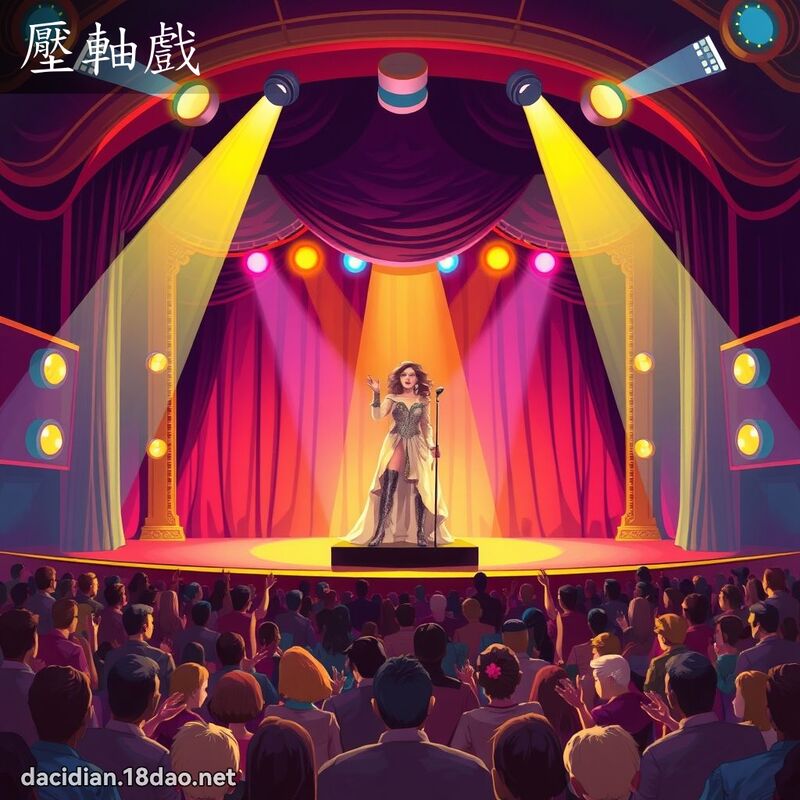 壓軸戲 - 國語大辭典配圖