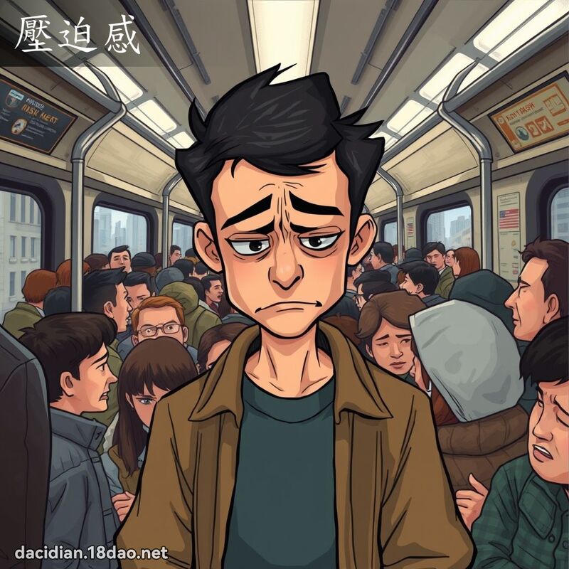 壓迫感 - 國語大辭典配圖