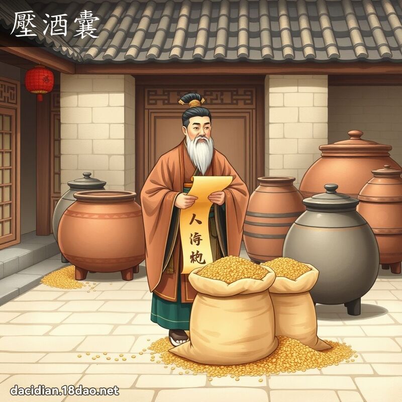 壓酒囊 - 國語大辭典配圖
