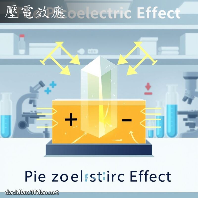 壓電效應 - 國語大辭典配圖