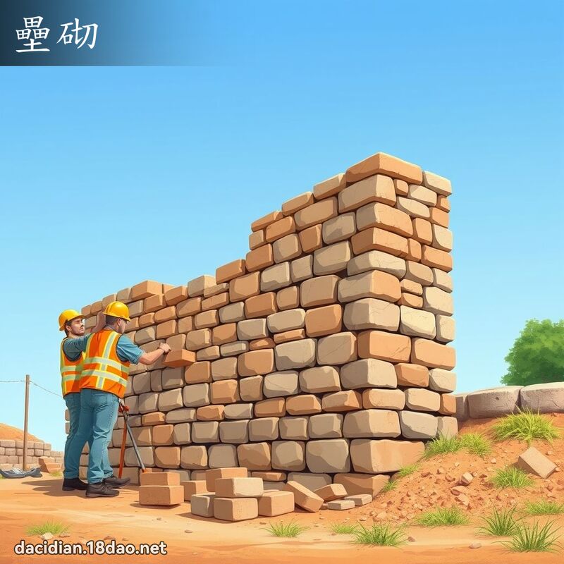 壘砌 - 國語大辭典配圖