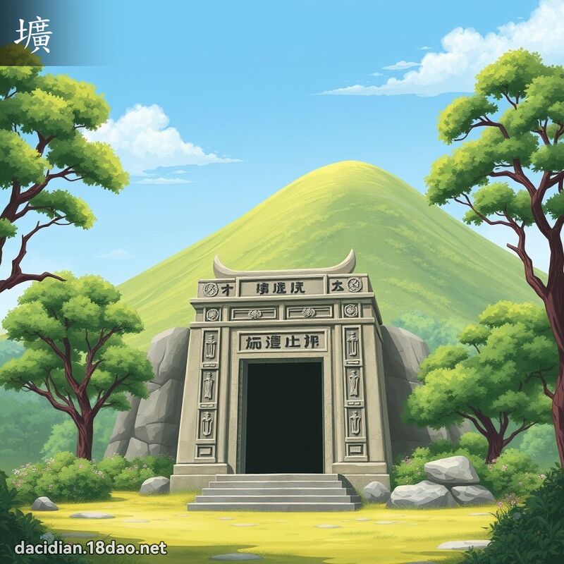 壙 - 國語大辭典配圖