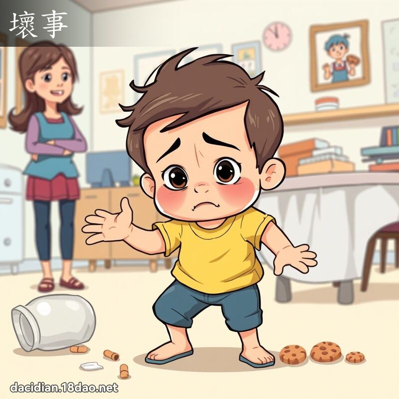 坏事 - 国语大辞典配图