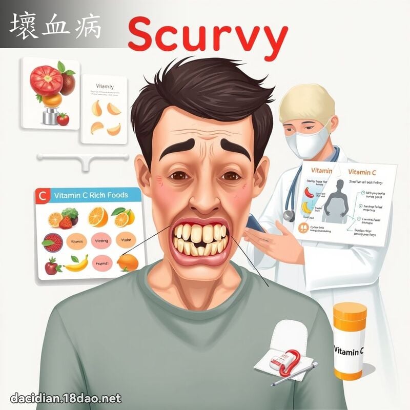 壞血病 - 國語大辭典配圖
