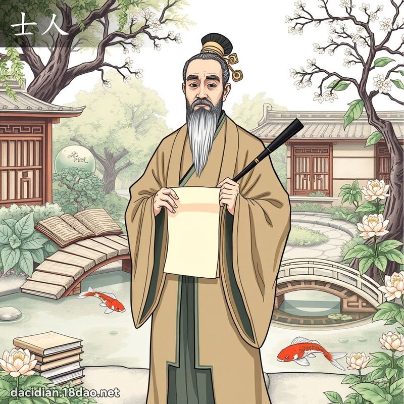 士人 - 国语大辞典配图