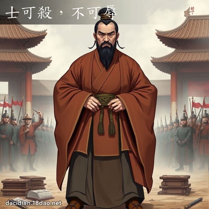 士可杀，不可辱 - 国语大辞典配图