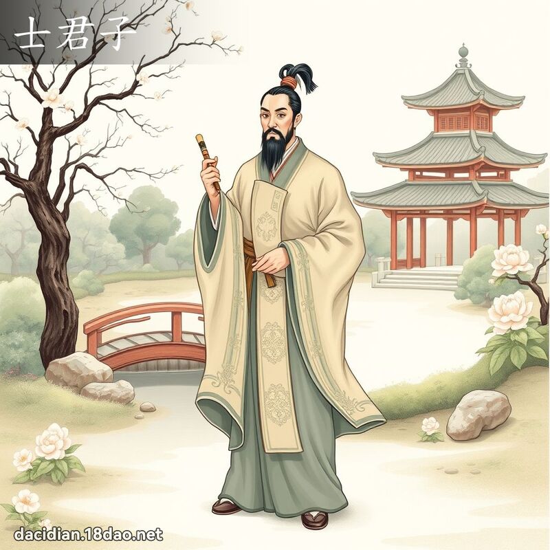 士君子 - 國語大辭典配圖