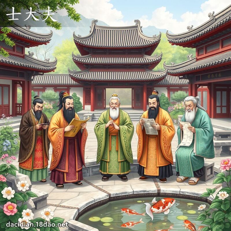 士大夫 - 國語大辭典配圖