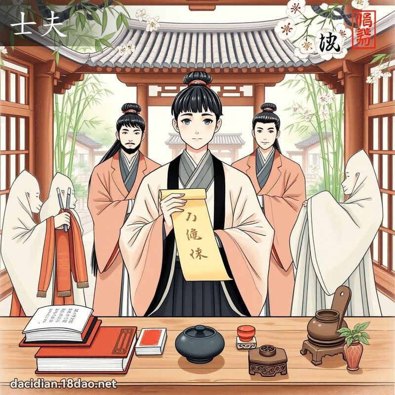 士夫 - 國語大辭典配圖