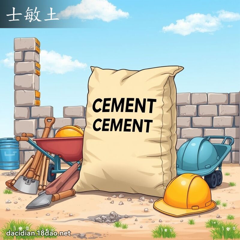 士敏土 - 國語大辭典配圖