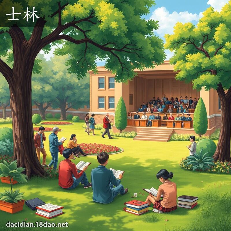 士林 - 国语大辞典配图