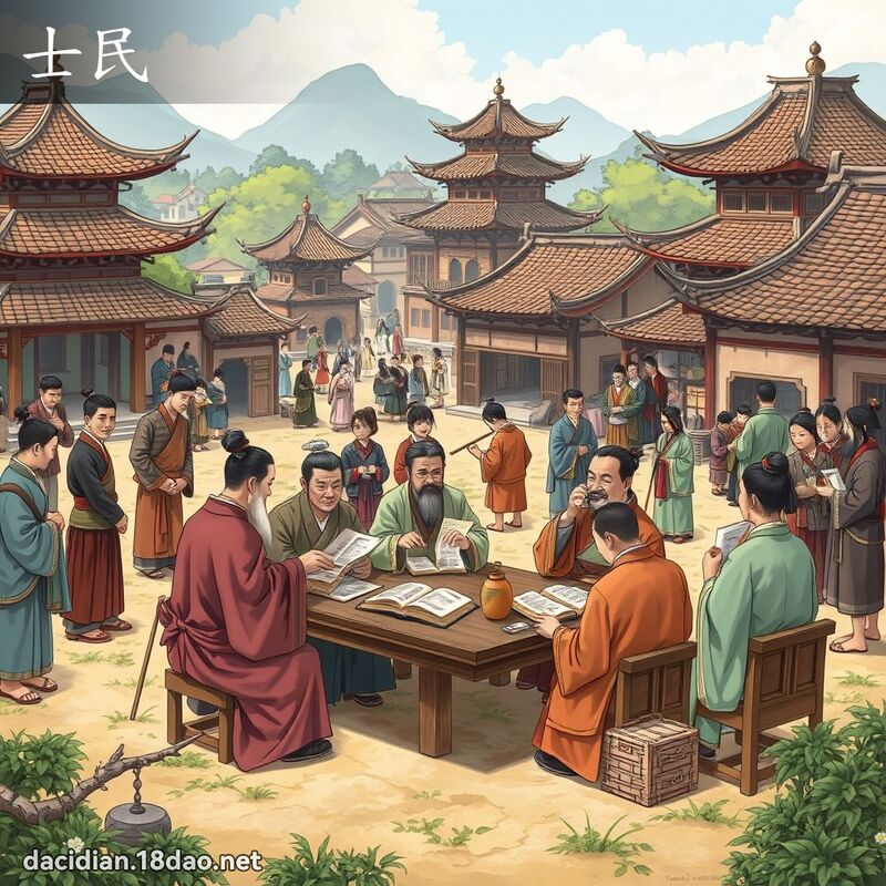 士民 - 國語大辭典配圖