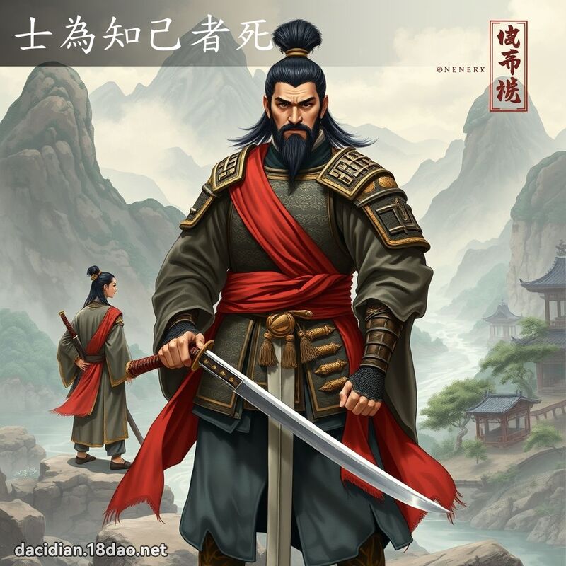 士为知己者死 - 国语大辞典配图