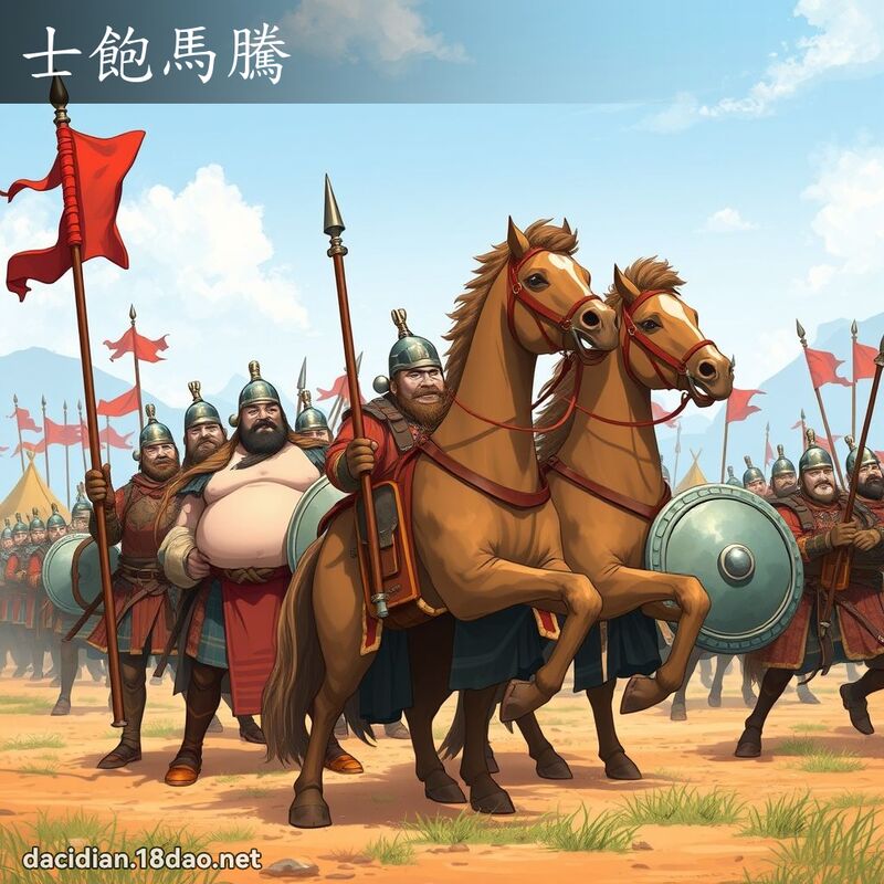 士饱马腾 - 国语大辞典配图