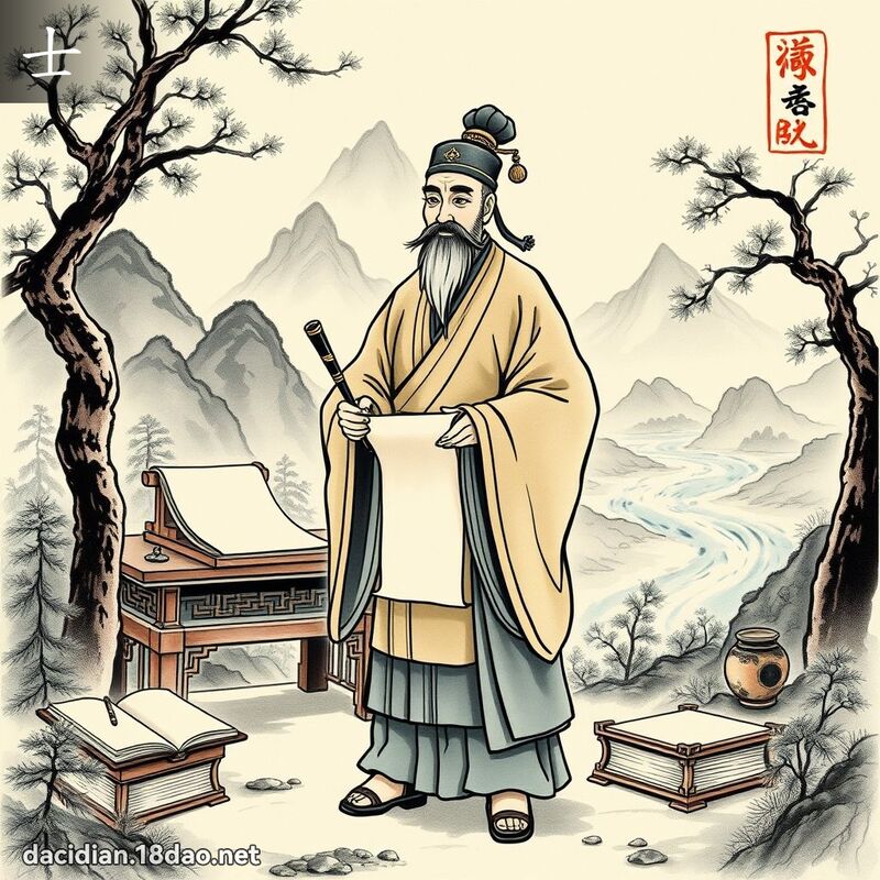 士 - 国语大辞典配图