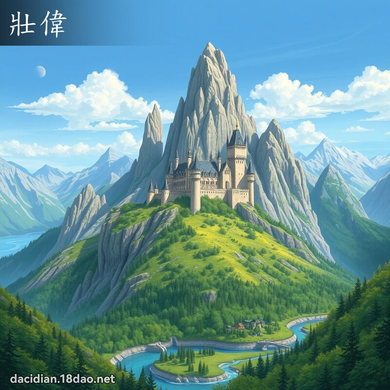 壮伟 - 国语大辞典配图