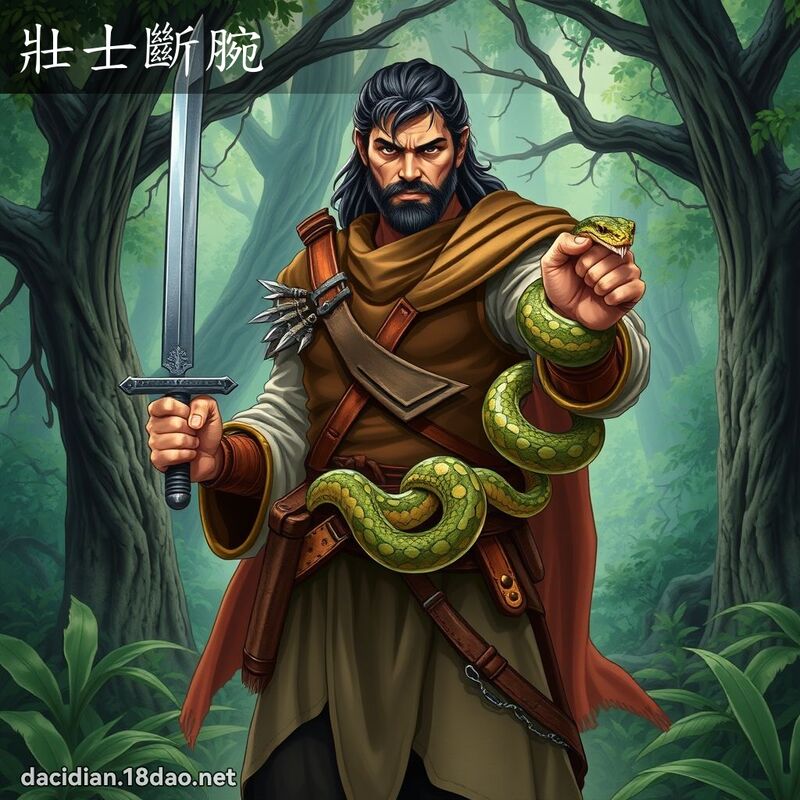 壯士斷腕 - 國語大辭典配圖
