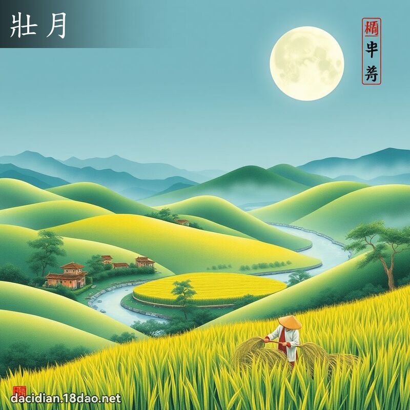 壮月 - 国语大辞典配图