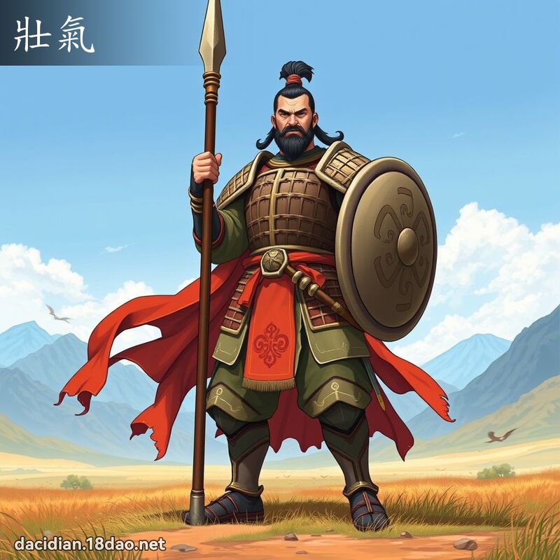 壮气 - 国语大辞典配图