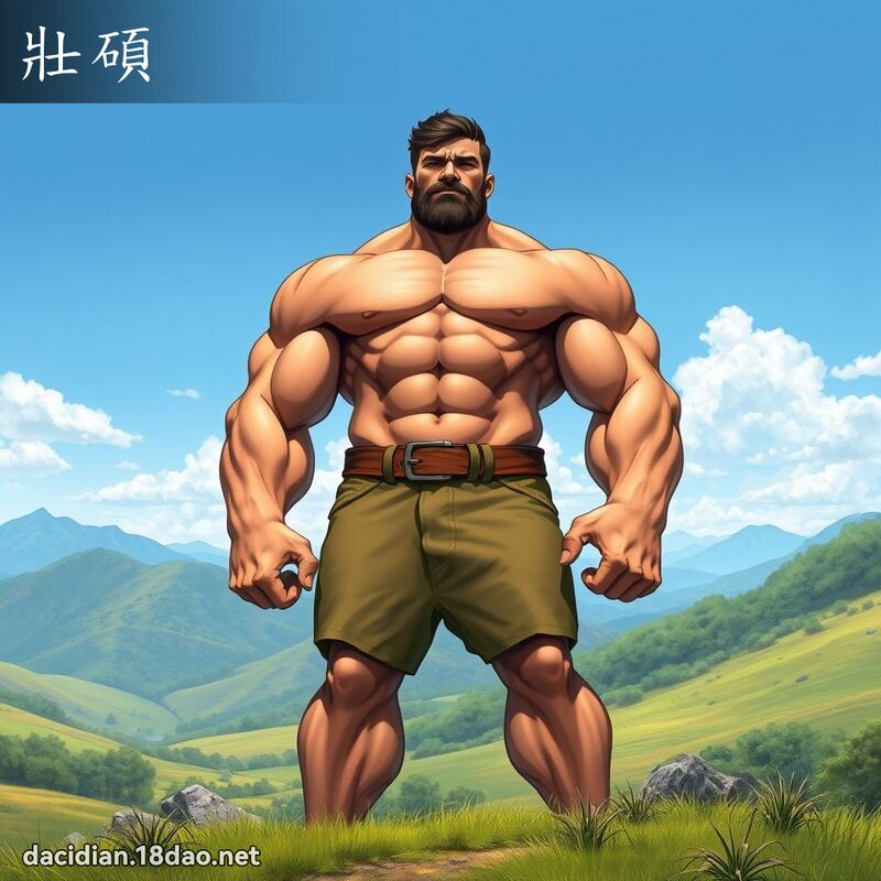 壯碩 - 國語大辭典配圖