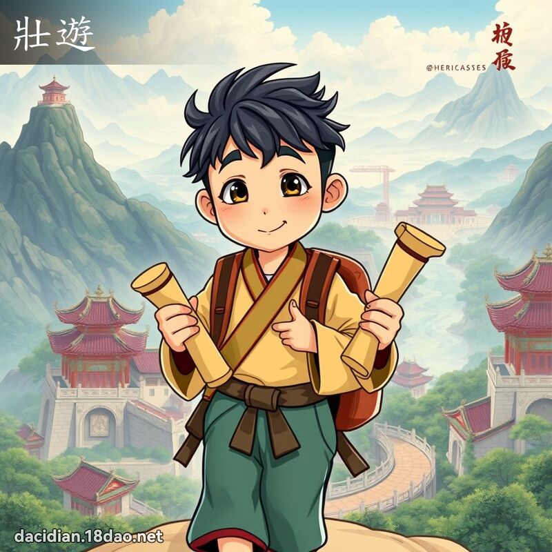 壯遊 - 國語大辭典配圖