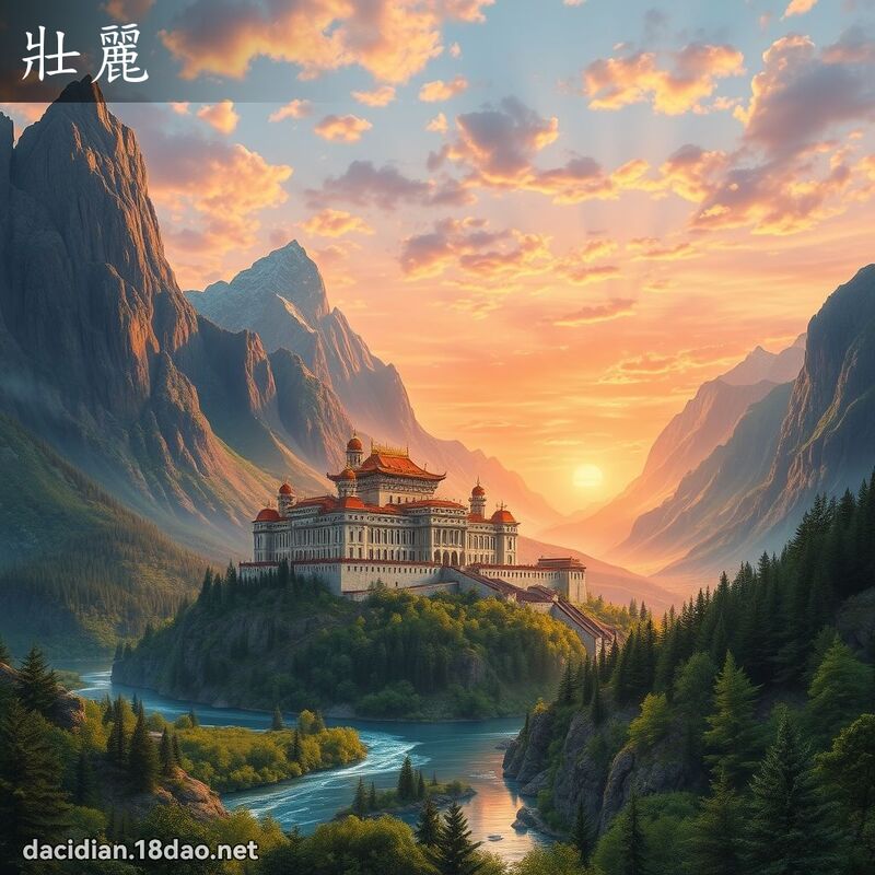 壮丽 - 国语大辞典配图