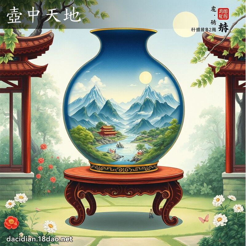 壺中天地 - 國語大辭典配圖