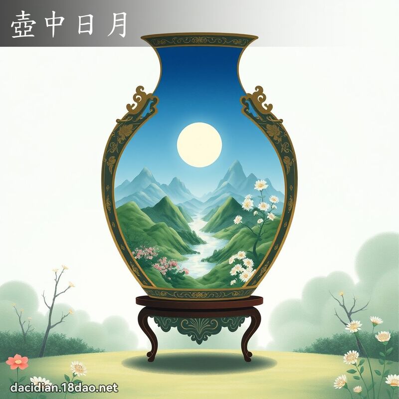 壶中日月 - 国语大辞典配图