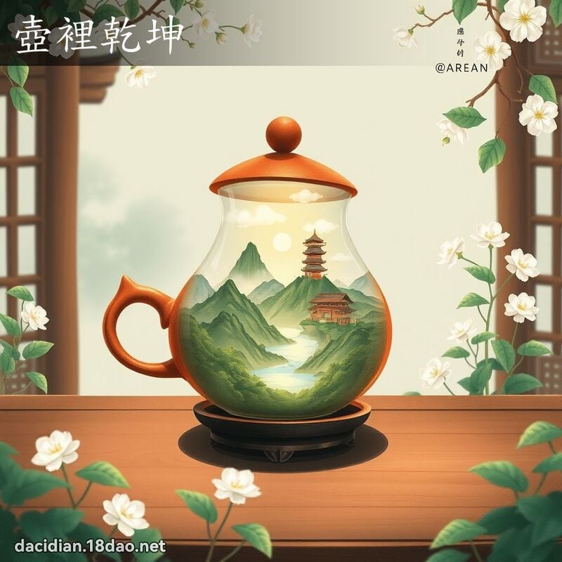 壺裡乾坤 - 國語大辭典配圖
