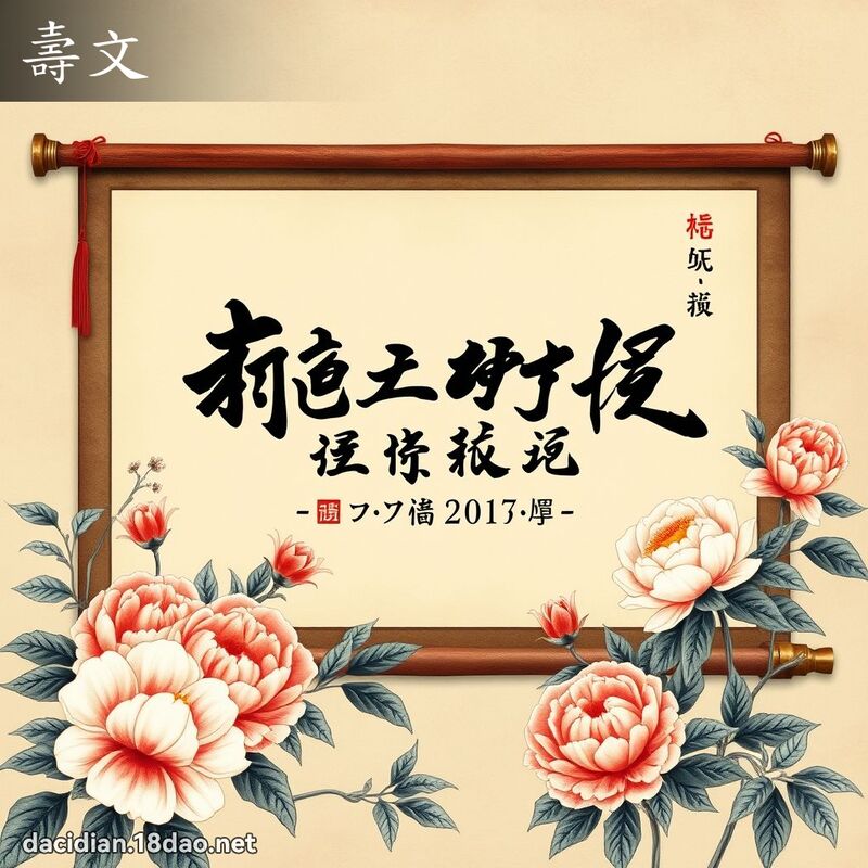 寿文 - 国语大辞典配图